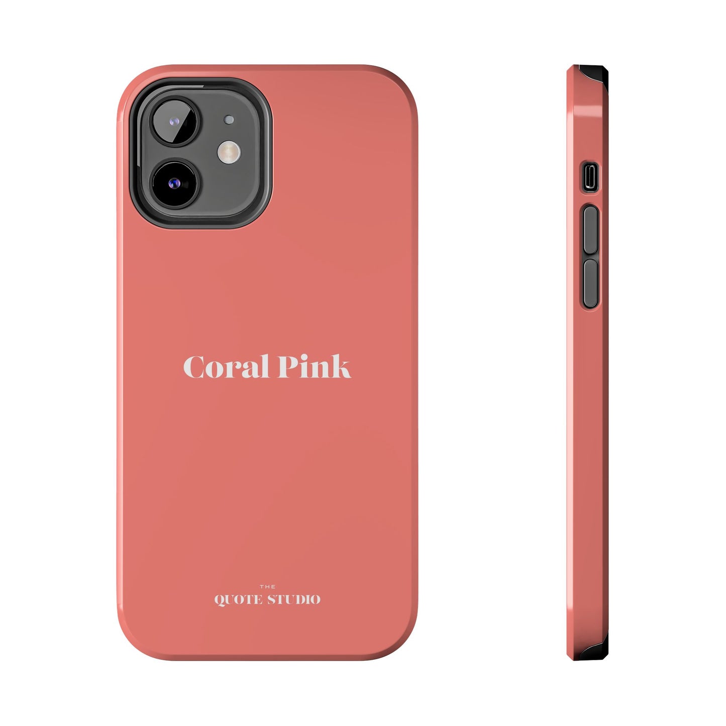 Tough Phone Cases - Coral Pink