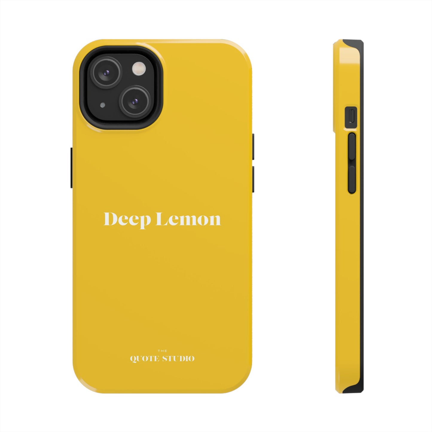 Tough Phone Cases - Deep Lemon