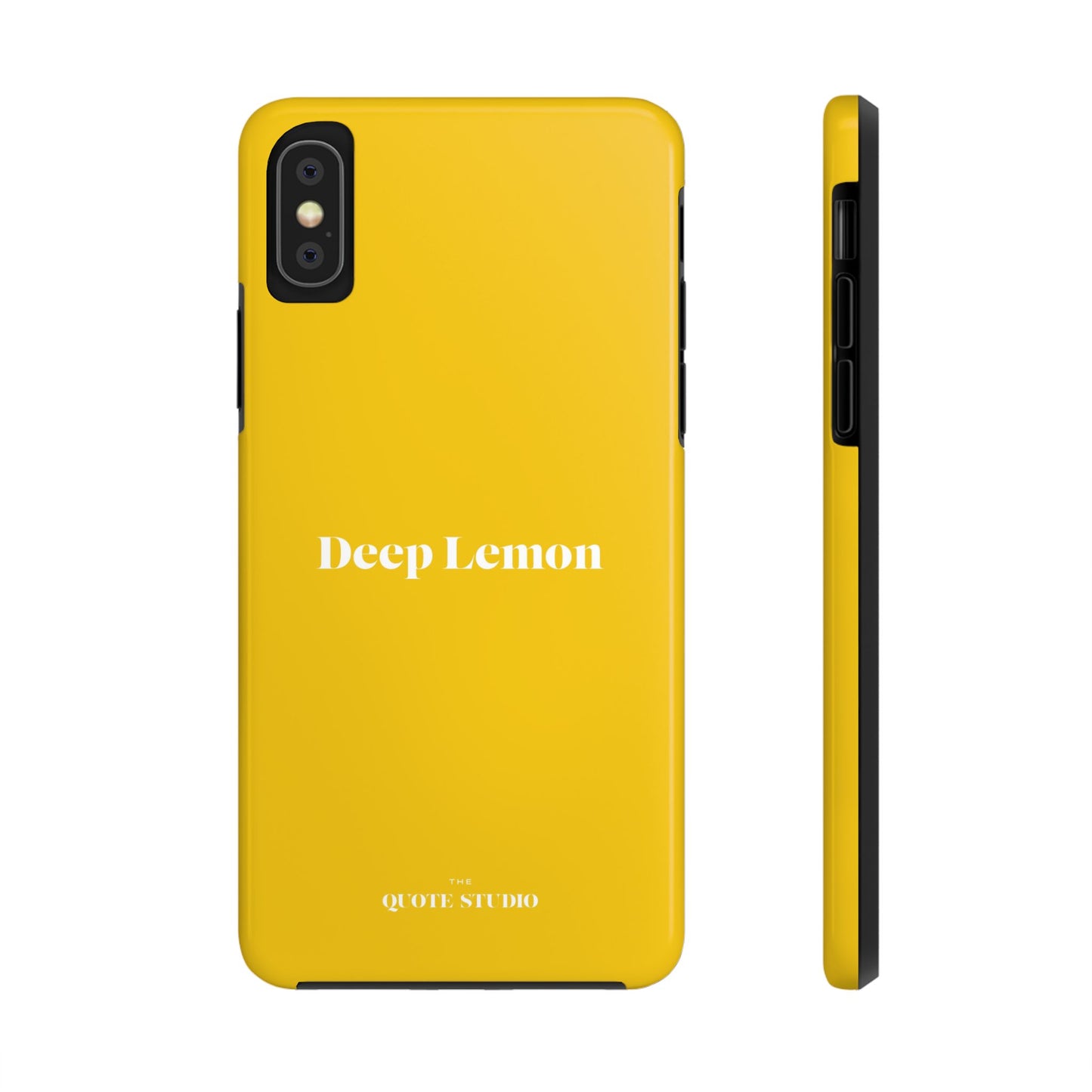 Tough Phone Cases - Deep Lemon