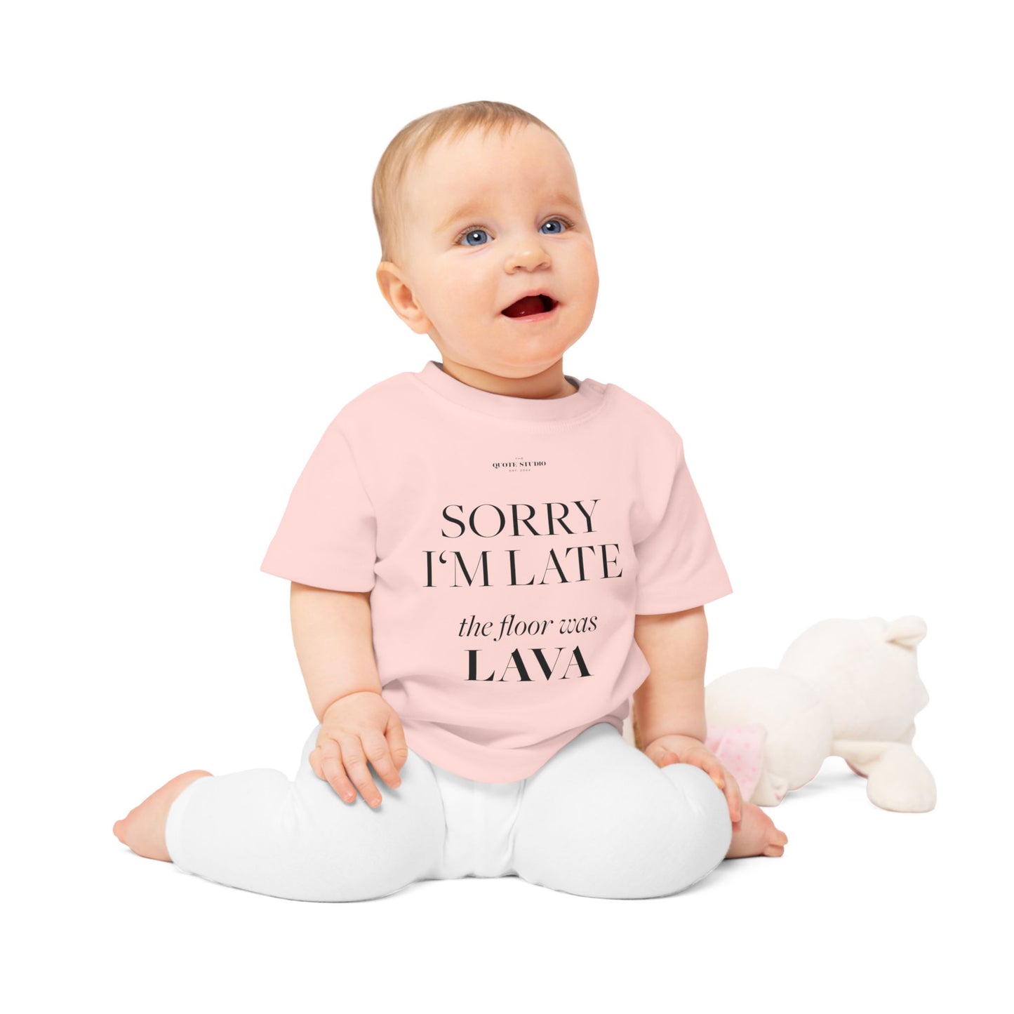 Sorry I'm late the floor was lava Baby T-Shirt