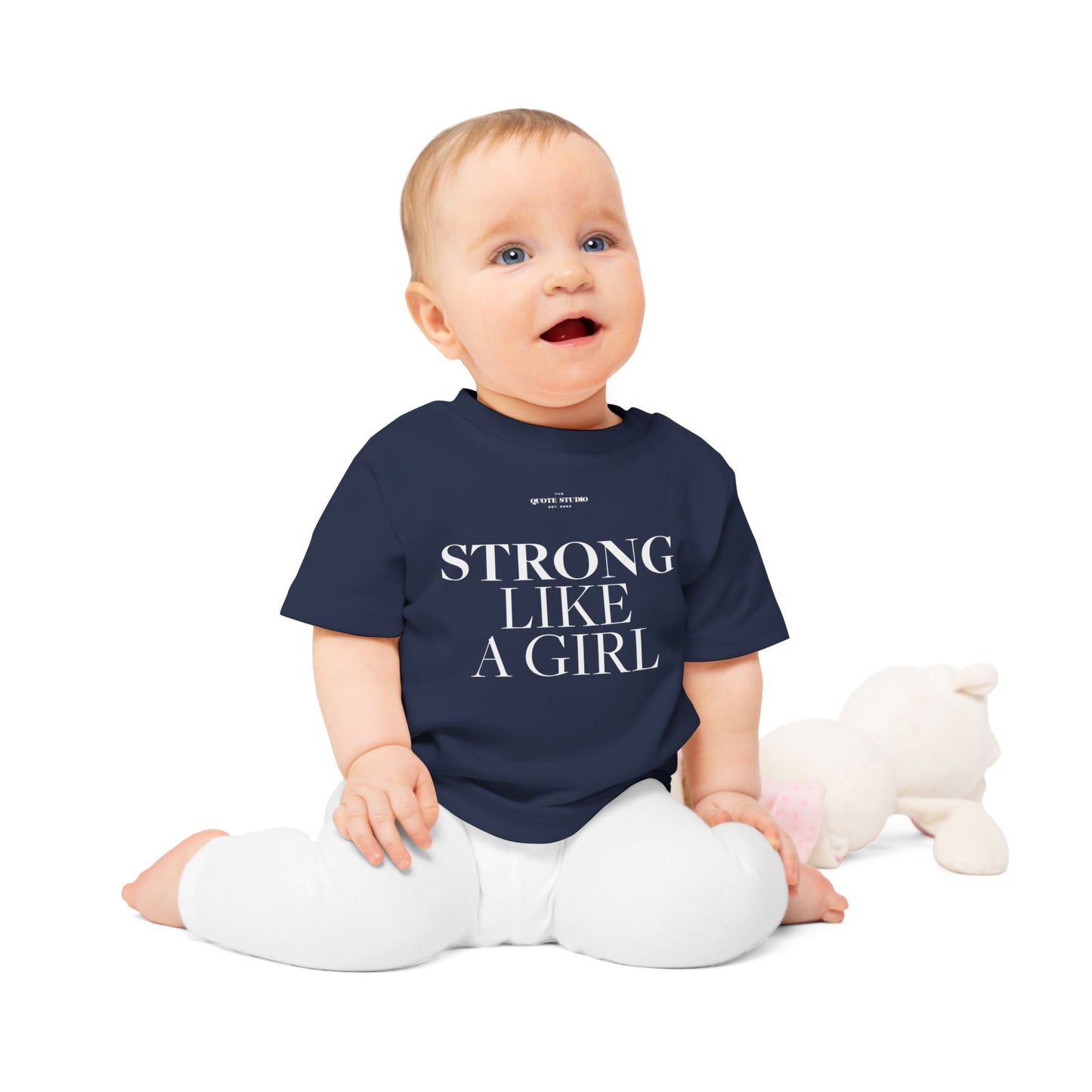 Strong like a girl Baby T-Shirt