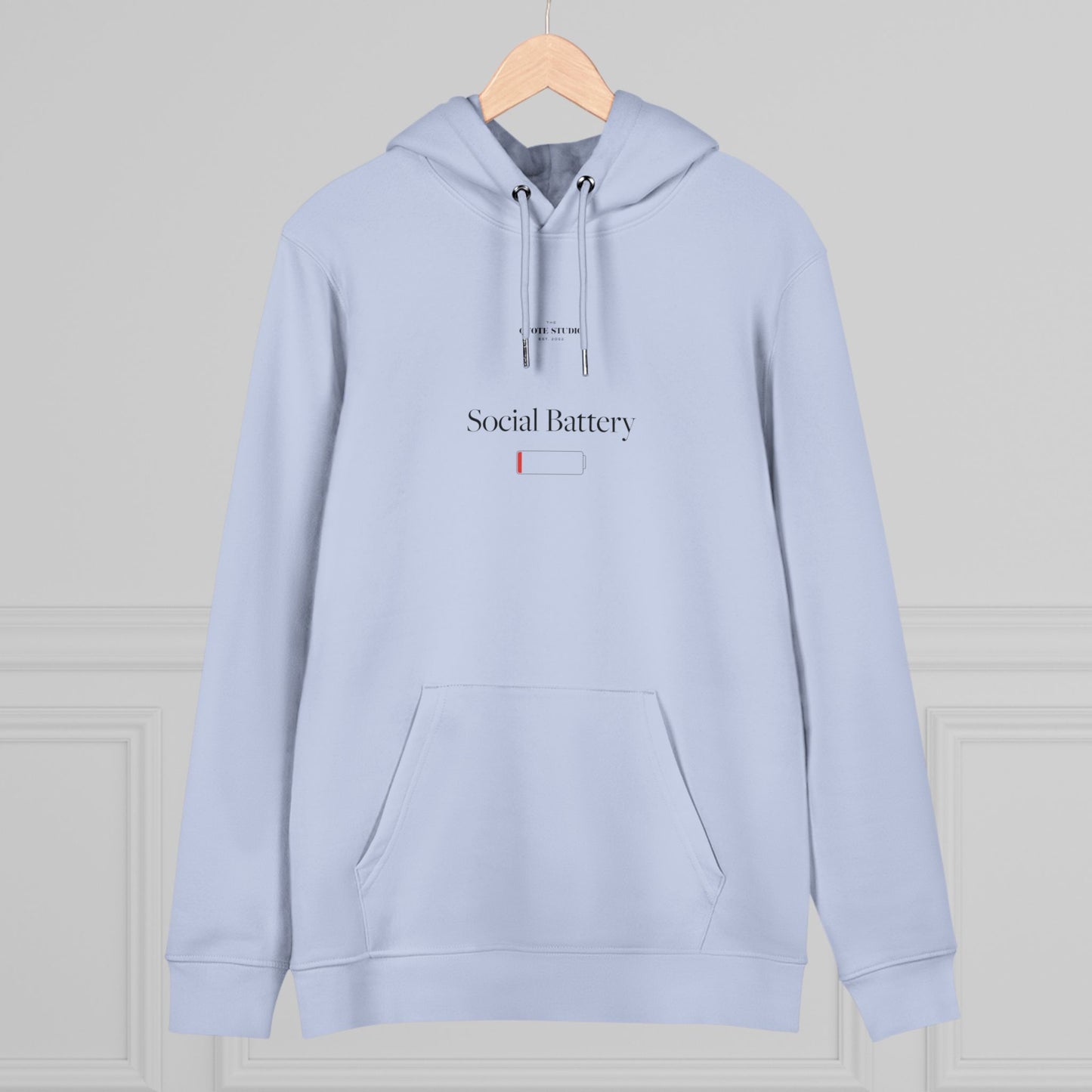 Social Battery Low Hoodie