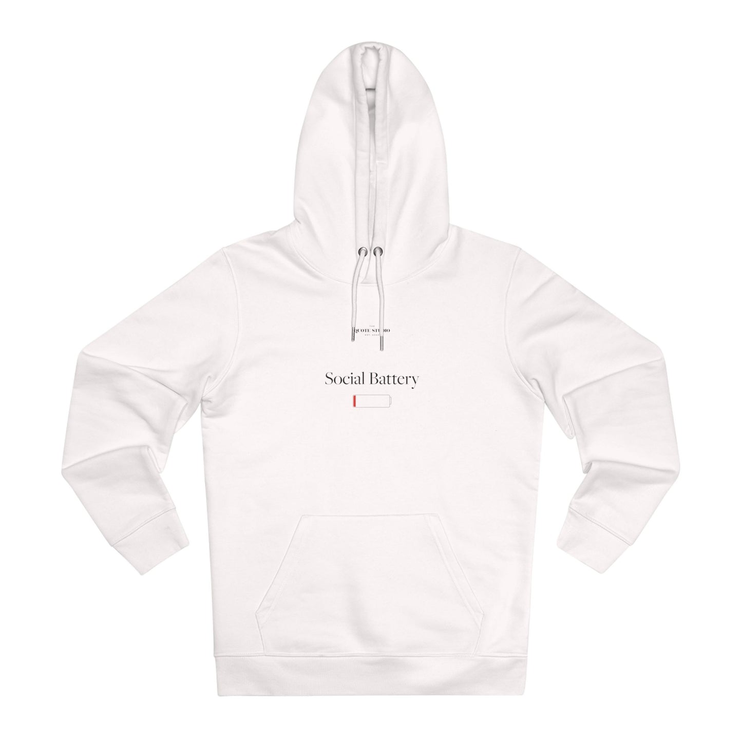 Social Battery Low Hoodie