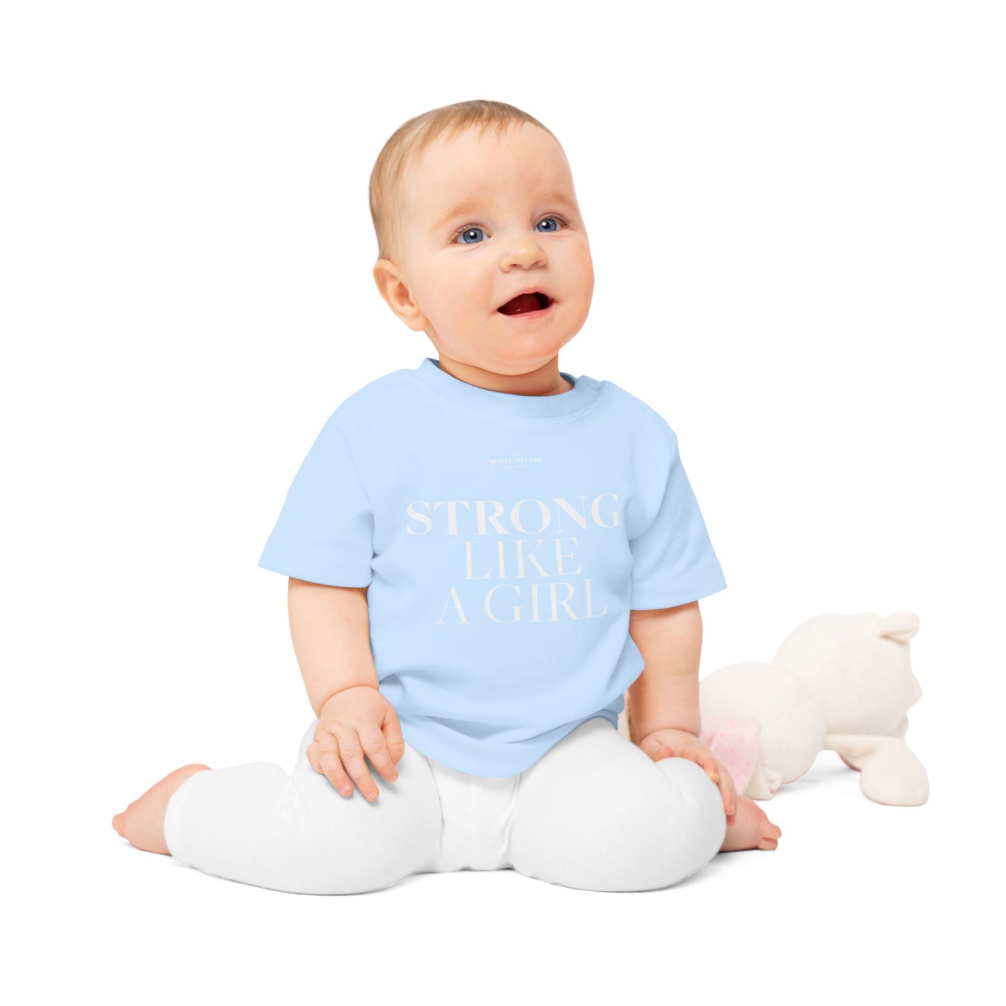 Strong like a girl Baby T-Shirt