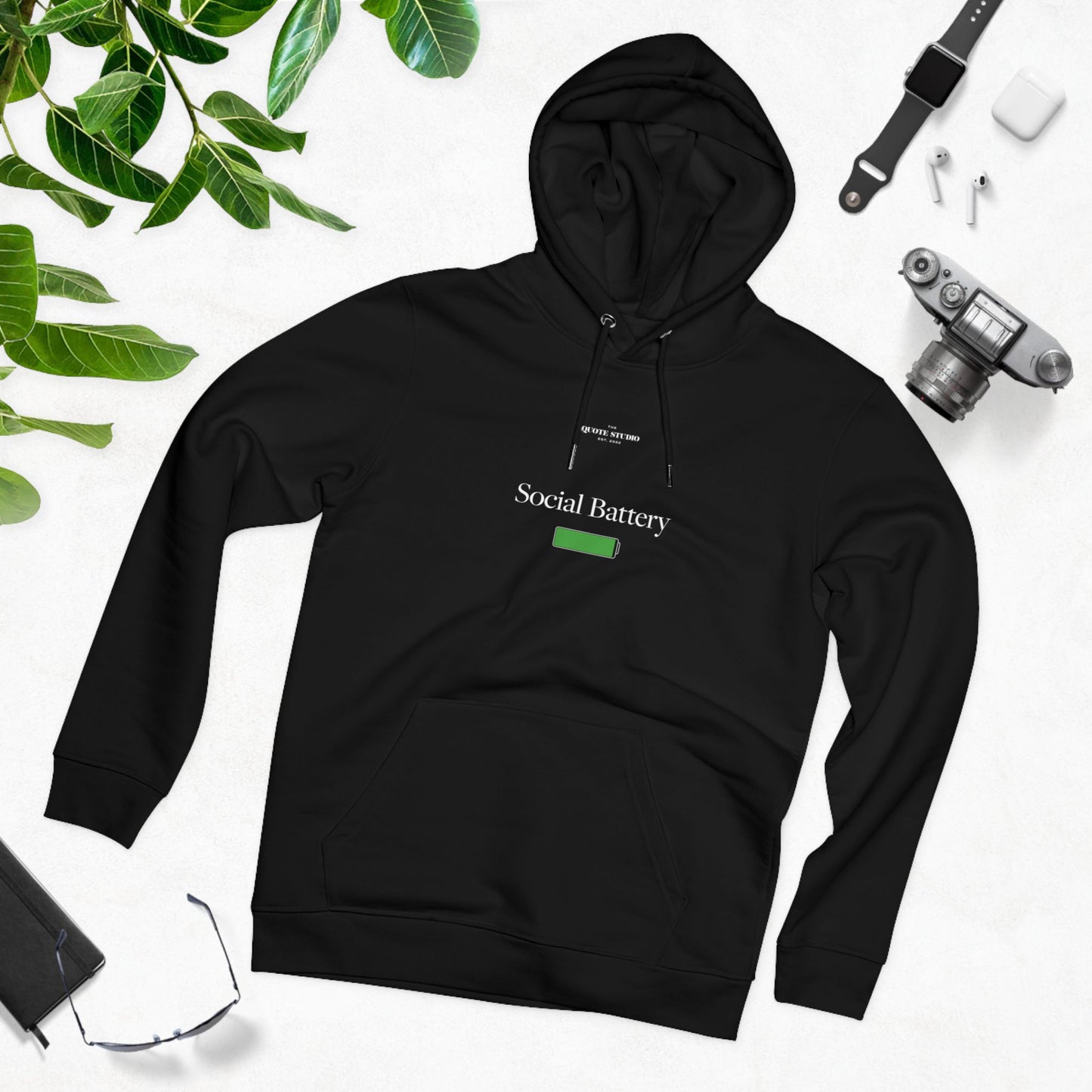 Social Battery High Hoodie