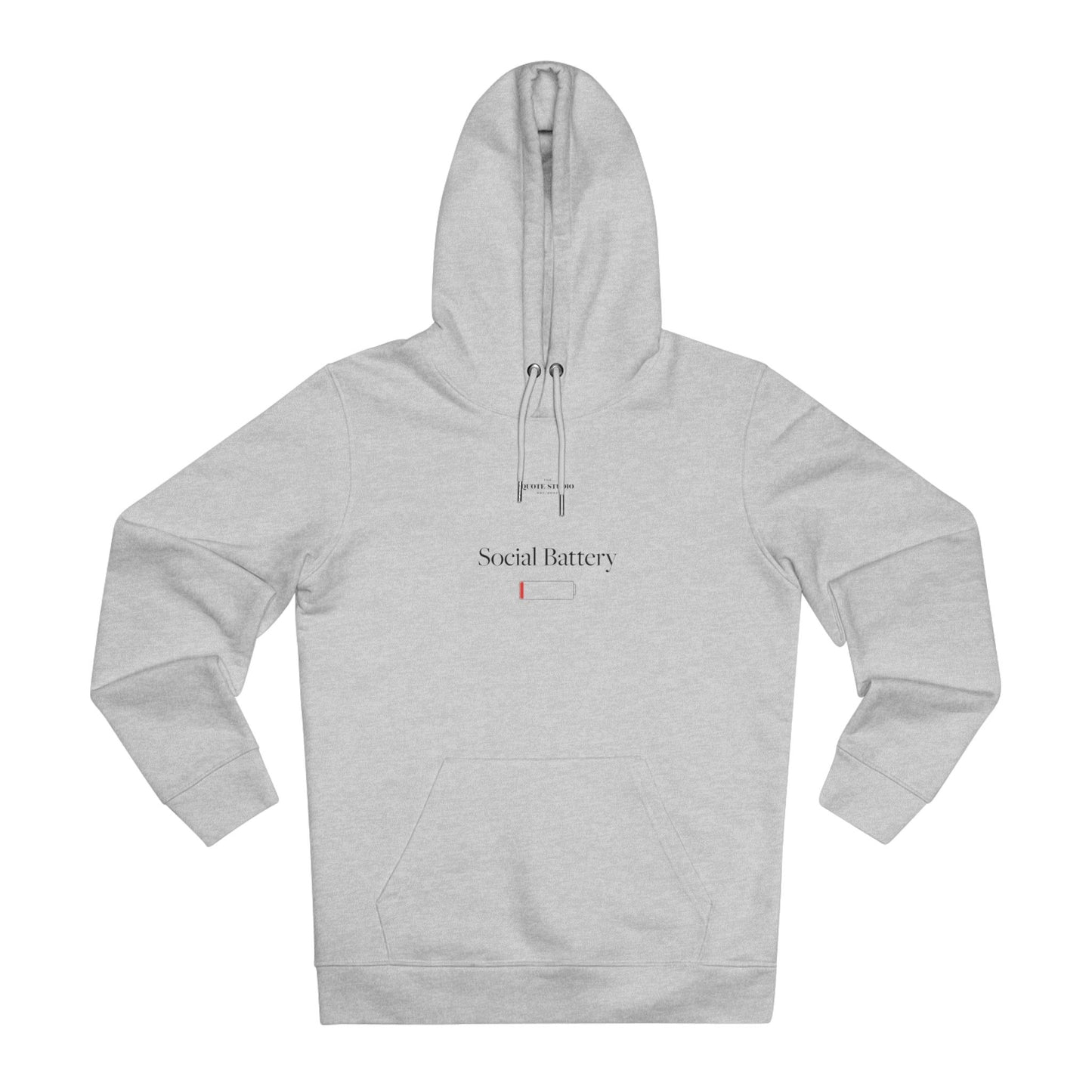 Social Battery Low Hoodie