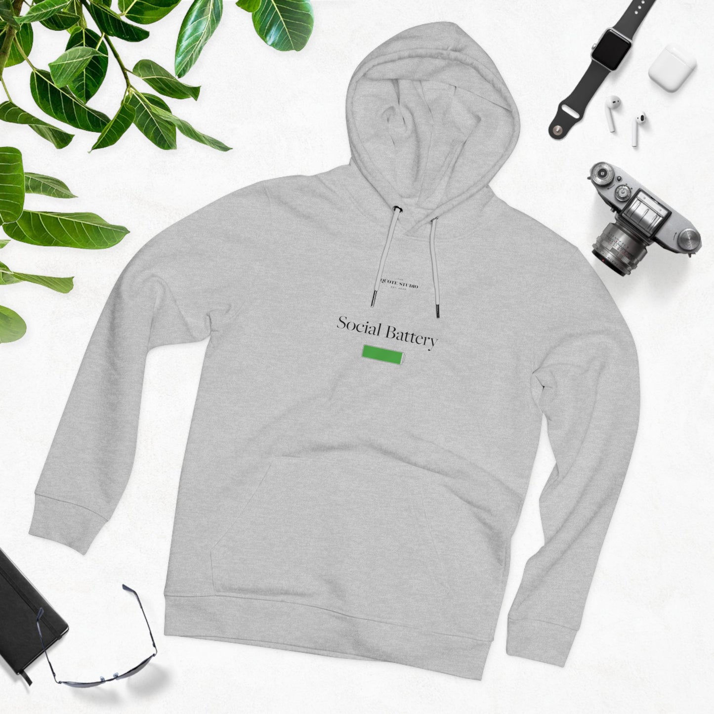 Social Battery High Hoodie