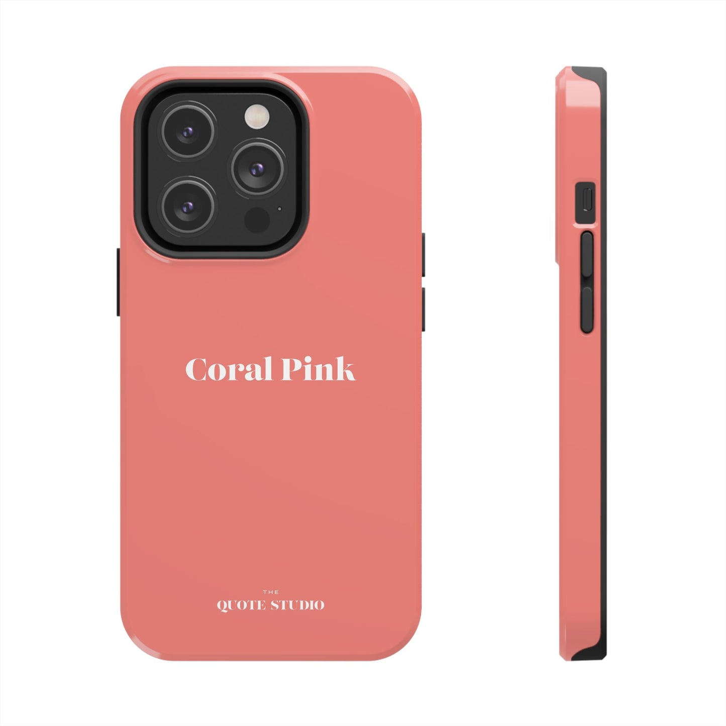 Tough Phone Cases - Coral Pink