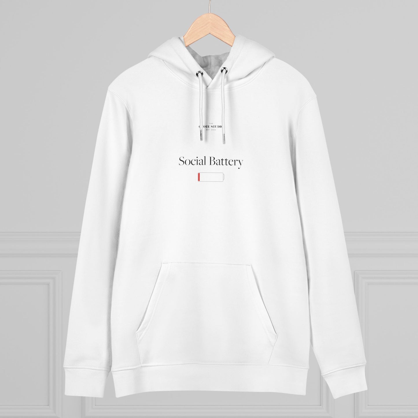 Social Battery Low Hoodie