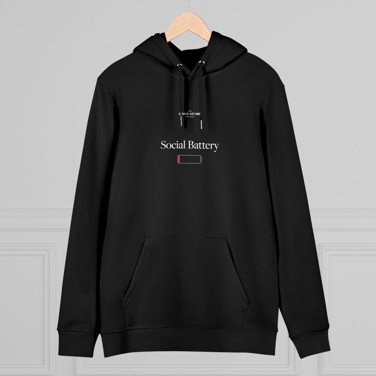 Social Battery Low Hoodie