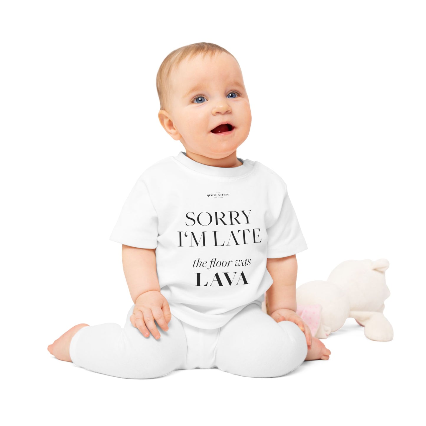 Sorry I'm late the floor was lava Baby T-Shirt
