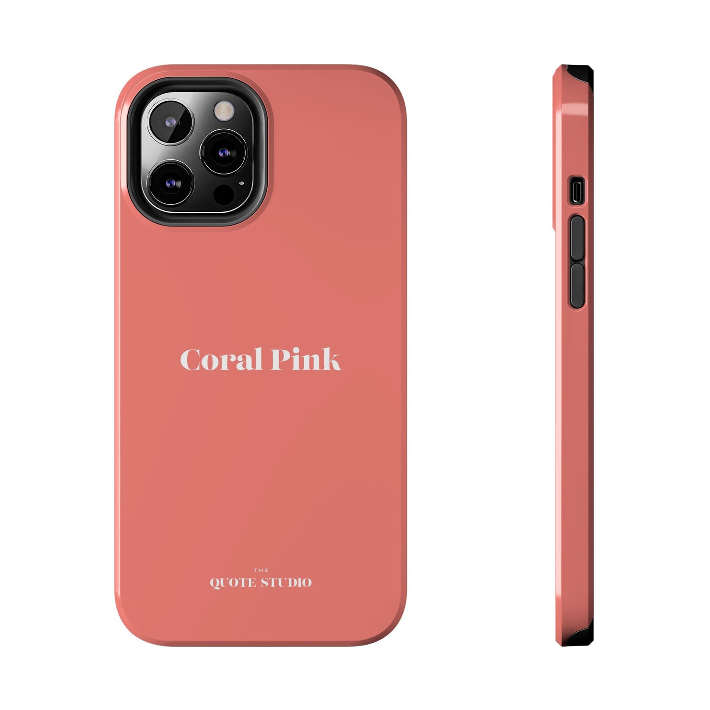 Tough Phone Cases - Coral Pink