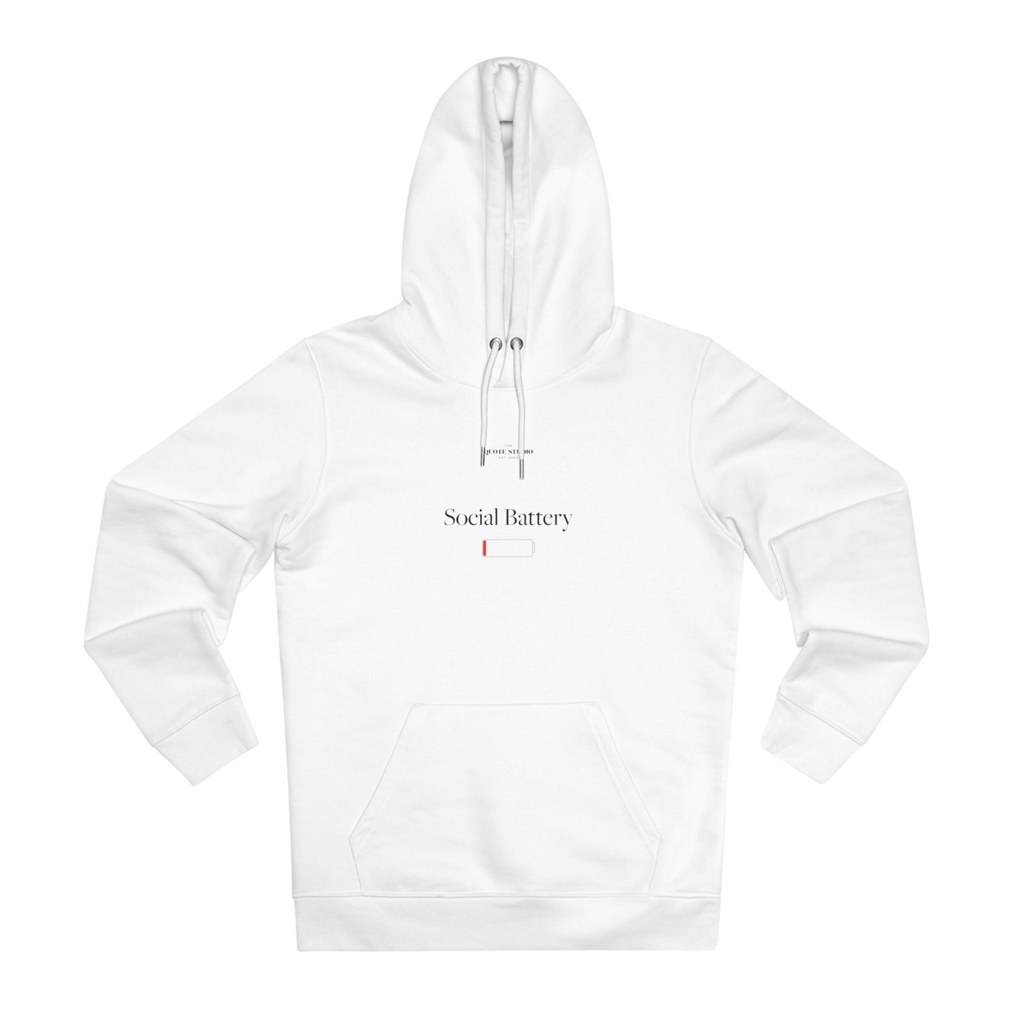 Social Battery Low Hoodie