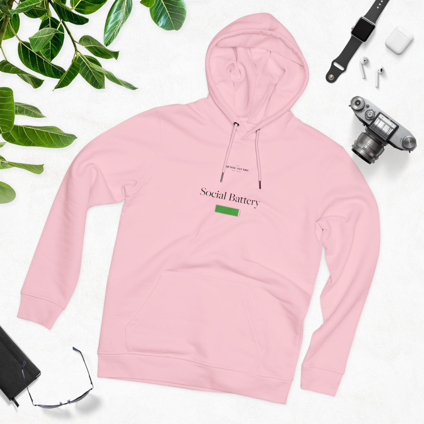 Social Battery High Hoodie