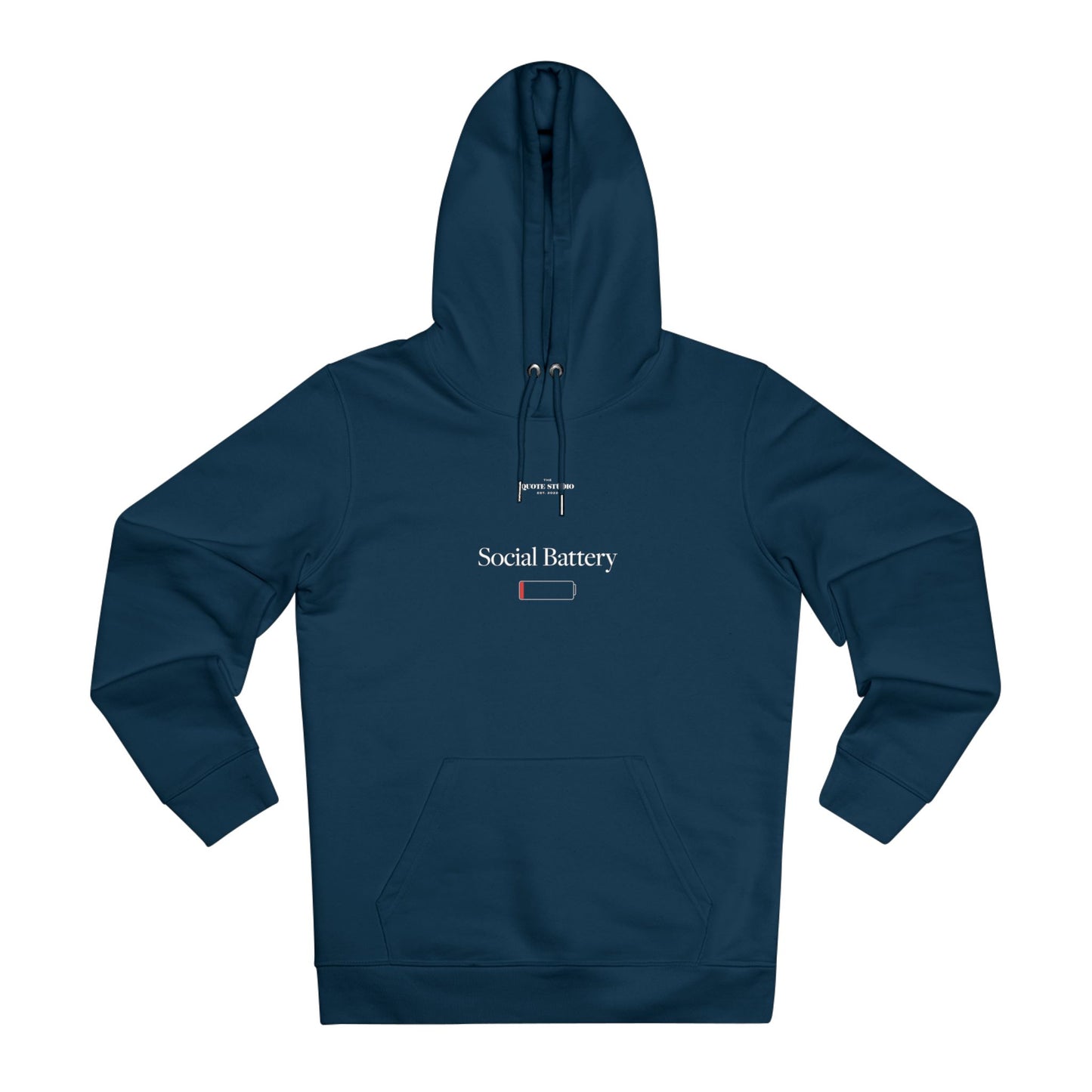 Social Battery Low Hoodie