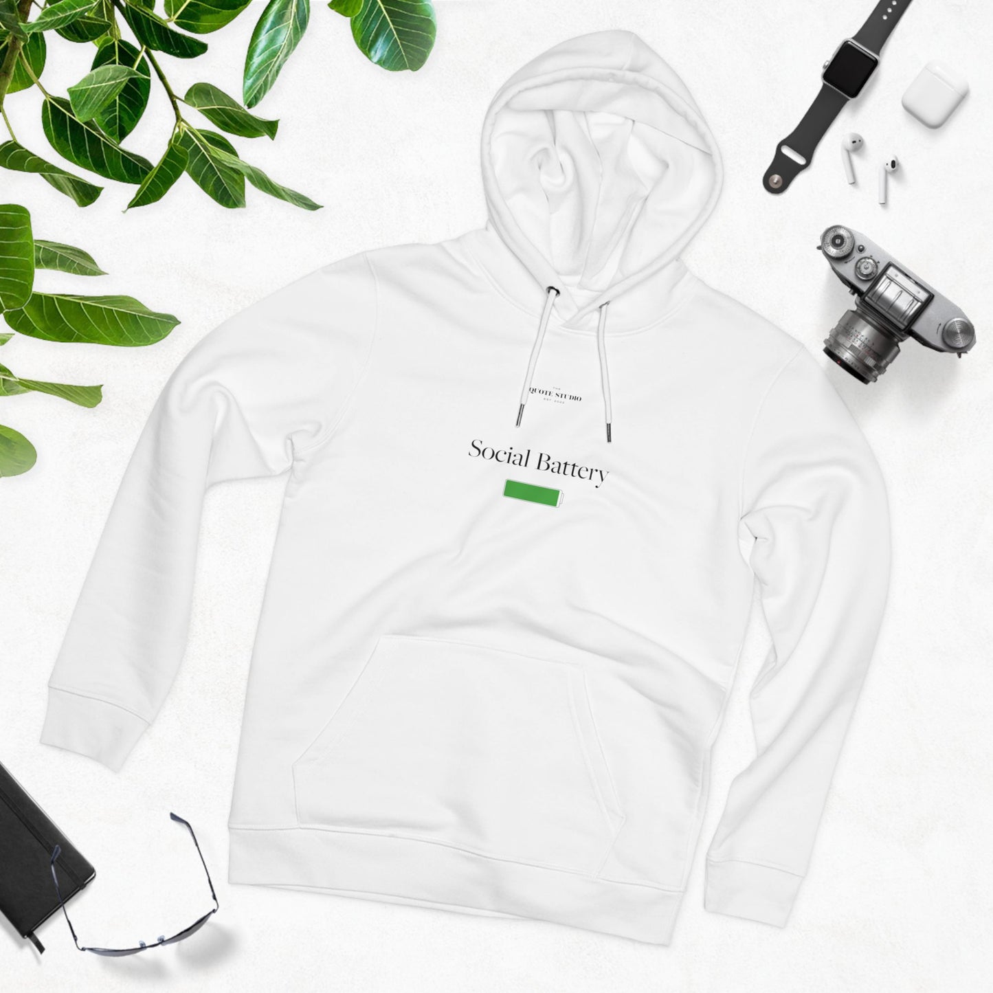 Social Battery High Hoodie